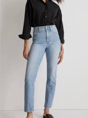 Madewell Light Blue The Perfect Vintage Straight Leg Women's Jeans